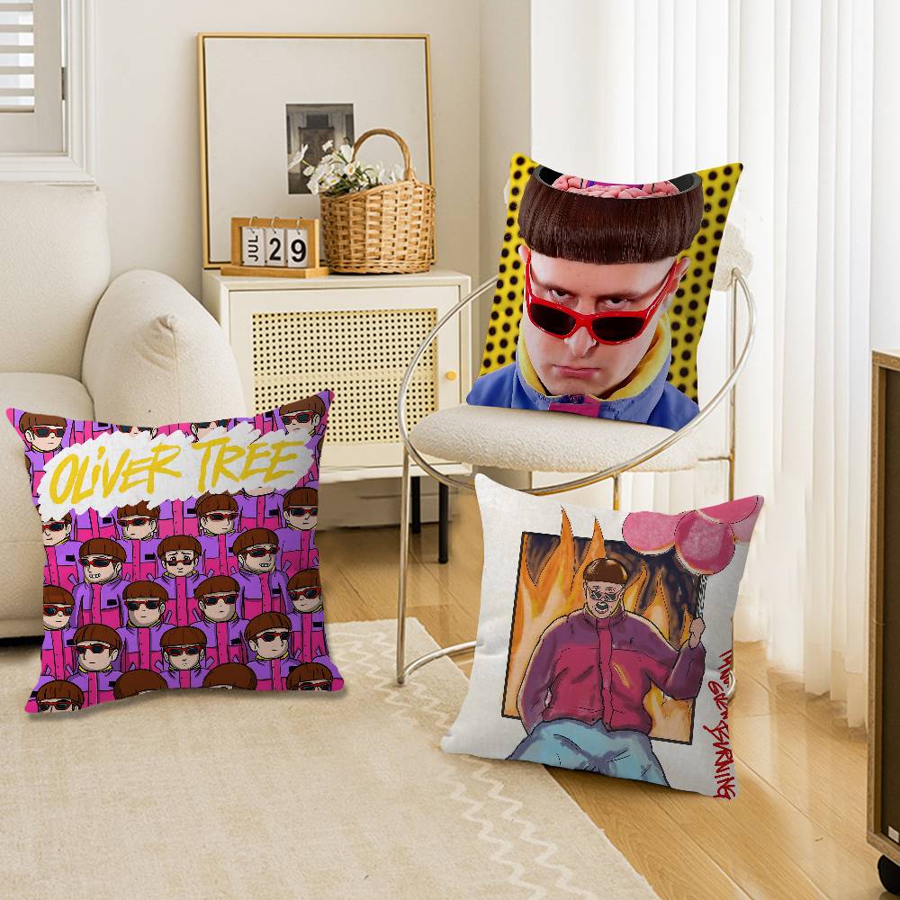 Pandara Jewelry Unisex Singer Oliver Tree Nickell Pillow Anime Pillow Sofa Bed Head Pillow Cover Cushion Cover 45X45 Cm Fashion
