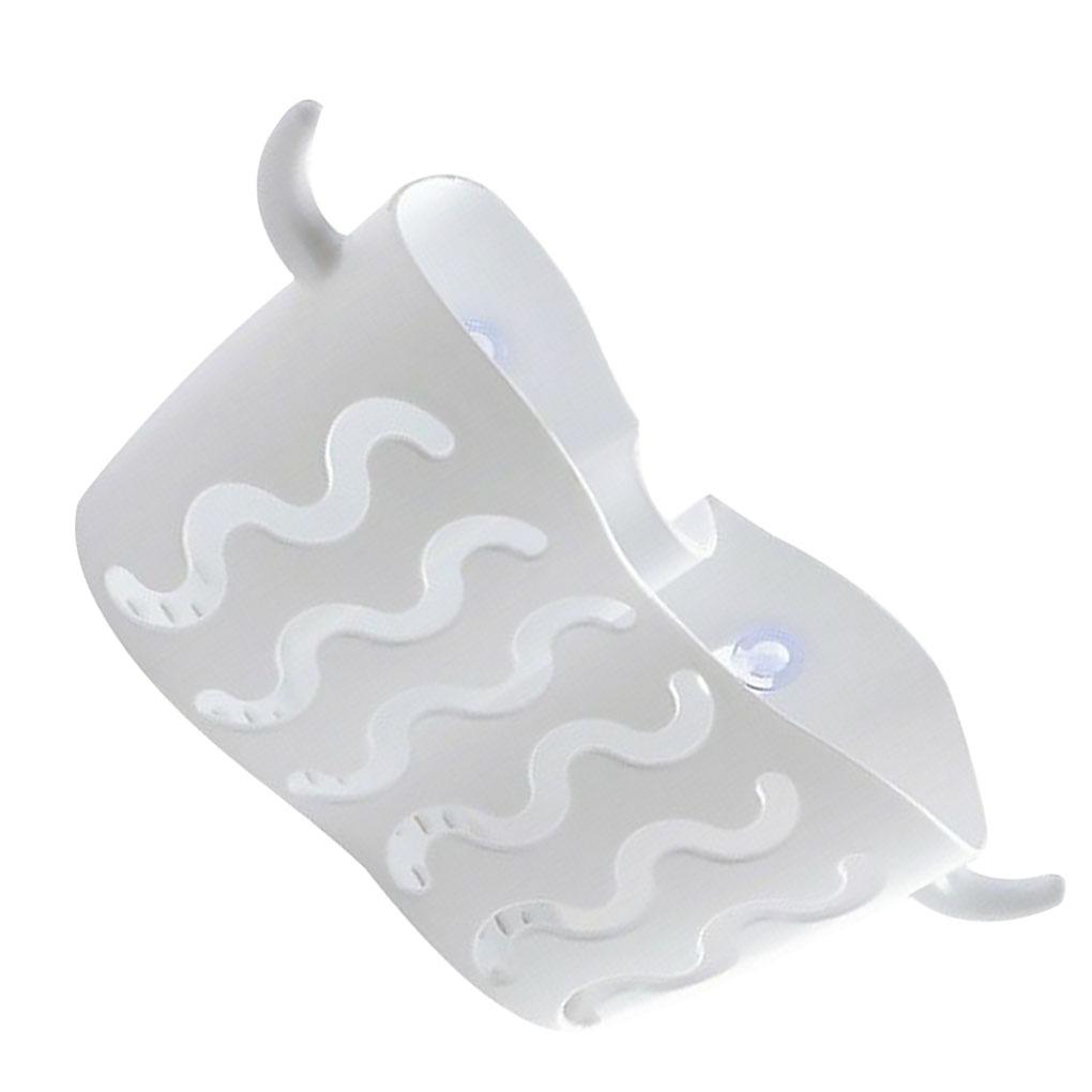 2295 Cesta de armazenamento com ventosa perfurada Cesta de drenagem de esponja de torneira