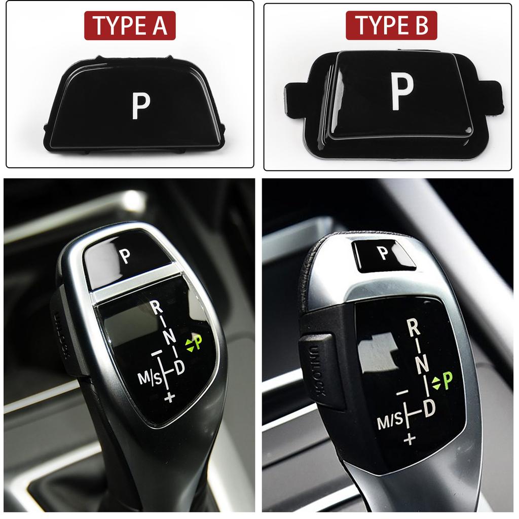 AT Gear Shift Knob Lever P Key Button Cover for BMW 1 Series F20 F21 2012-