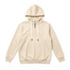 Men's Half‑Zip Fleece Hoodie, Leather‑Tip Drawstrings, Ribbed Cuffs & Hem, Relaxed Fit Casual Pullover Sweatshirt