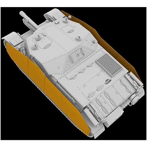 IBG 1/72 Hungarian Fighting Vehicle 40/43M Zrinyi II 105mm Assault Gun with Skirt Plastic Model Kit PB72052
