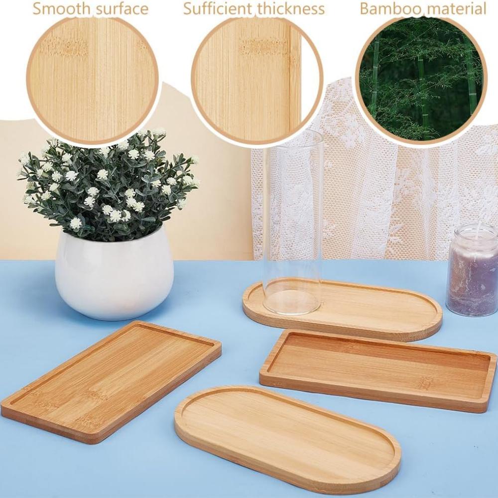 Various Bamboo Trays, Flower Pot Trays, Cup Pads, Seat Pads, Anti-slip Pads, Table Decoration Trays, Creative Mats, Cup Pads