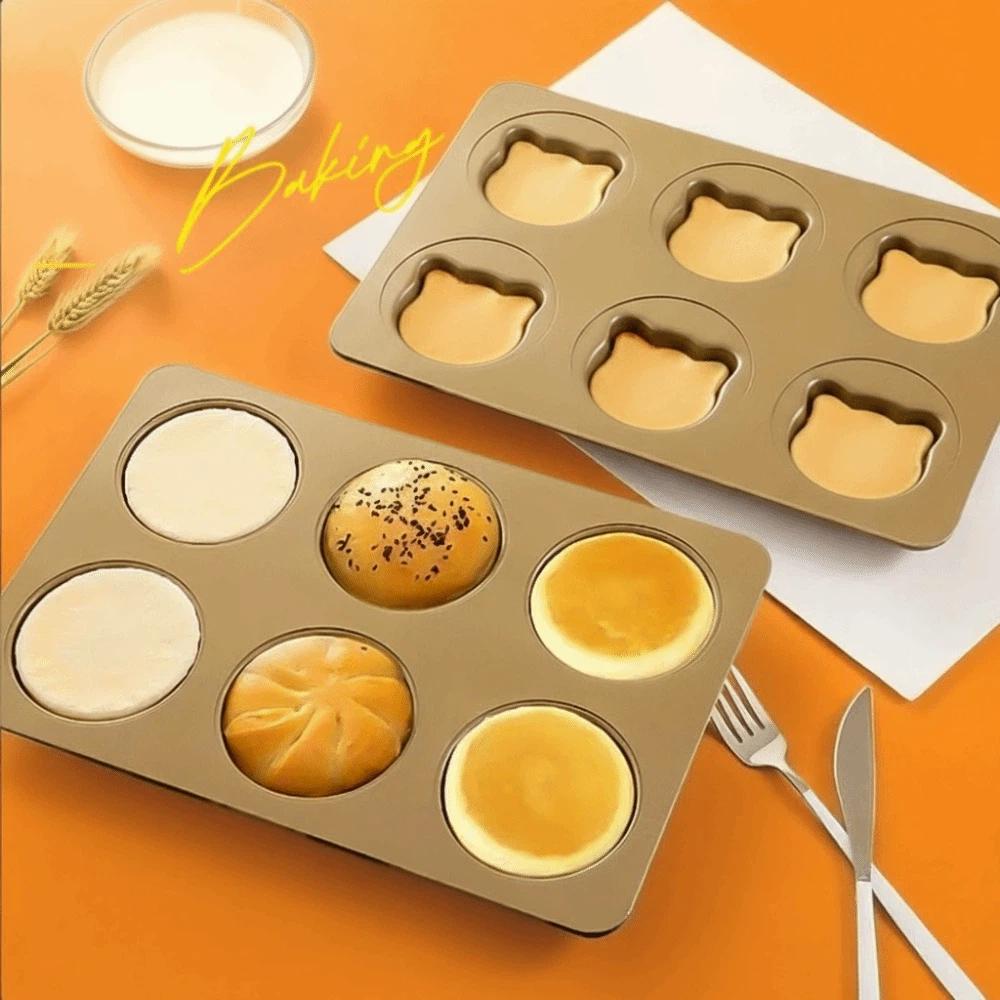Carbon Steel Baking Tray Food Grade Cake Mold New Muffin Pan Home Baking