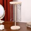 Walnut Jewelry Rack: Stylish Display Stand for Necklaces and Pendants