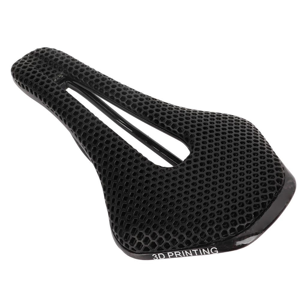 Bike Saddle 3D Printed Beehive Structure Middle Hollow Cycling Saddle Lightweight Breathable Racing