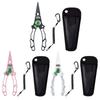 Lätta Fisketänger med Snöre/Bärväska Multifunktionella Fisketänger med Säkerhetslås för Saltvatten Sötvatten