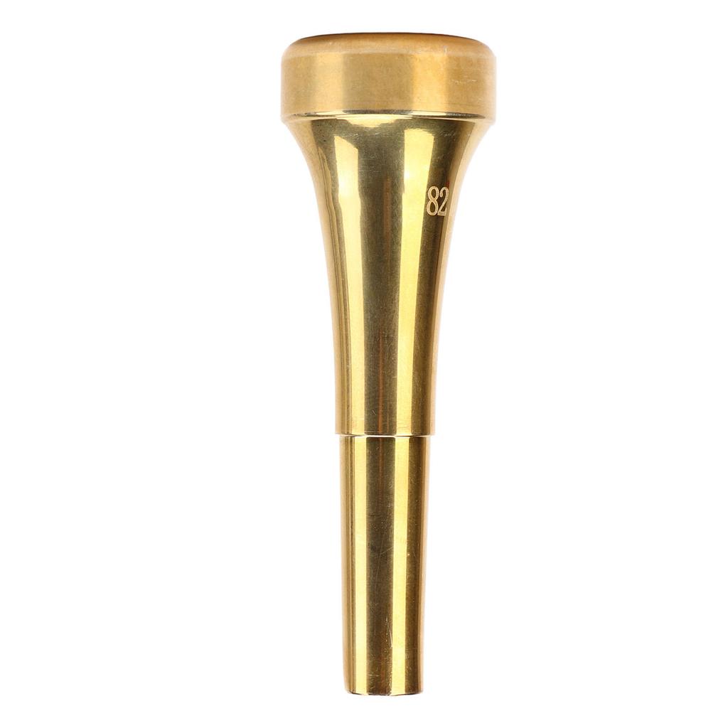 Trumpet Replacement Mouthpiece 82mm Length Clear Sound Metal Gold Trumpet Mouthpiece Wind Instrument Accessory