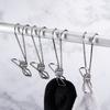 Stainless Steel Clothes Pegs Laundry Storage Clip Hooks Photo Clip Bathroom Clothespins Towel Clip Kitchen Organizer Holder Rack