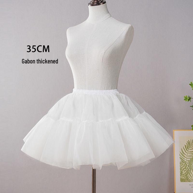 Everyday Lolita Soft Tulle Mini Petticoat – 35CM Boneless Support for Cosplay