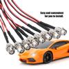 8PCS 5mm Headlights and Taillights LED Lights RC Model Drift Car Accessory