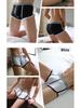 Men's Pure Cotton Boxer Briefs: Solid Color Trendy Sports Trunks
