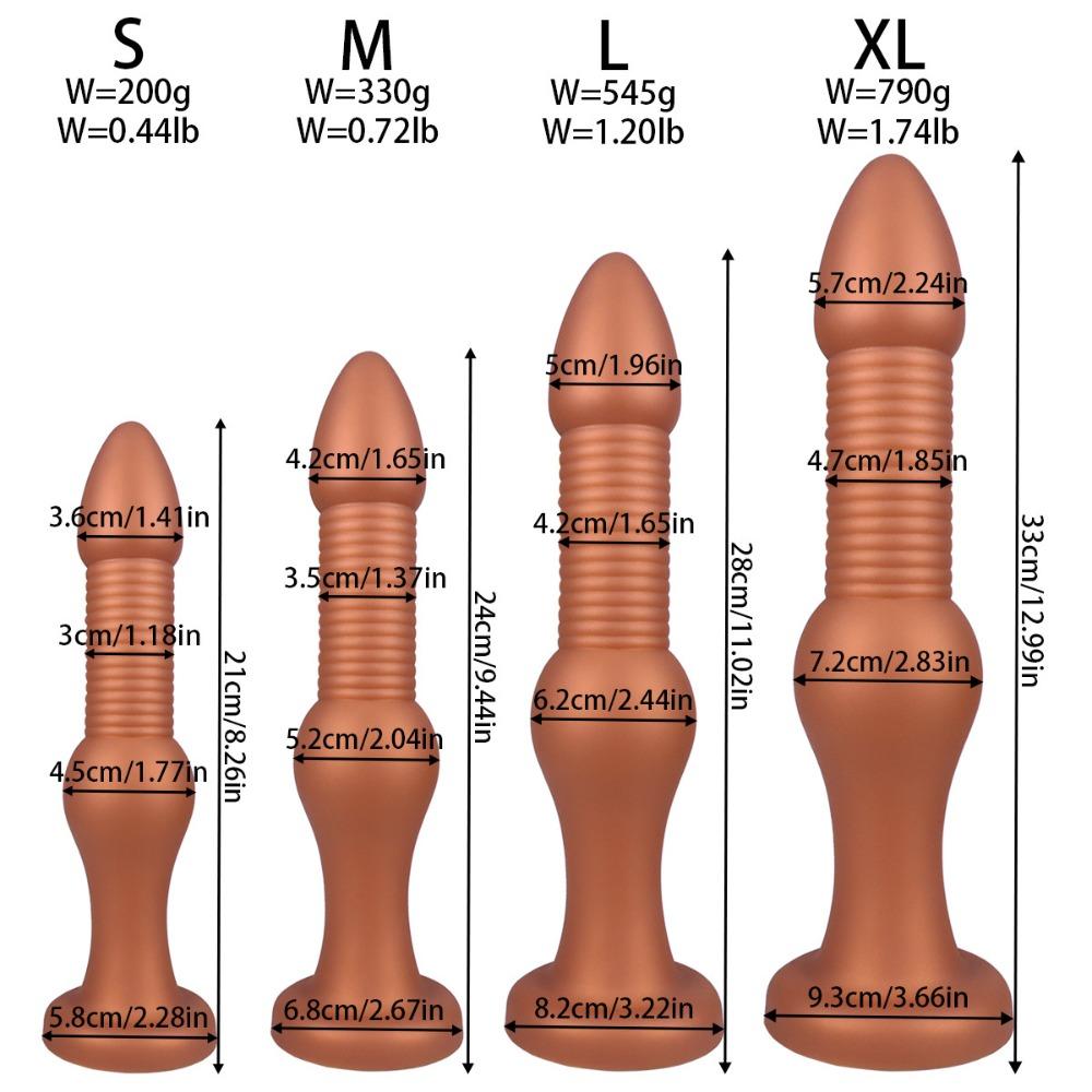 Extra Long Threaded Anal Beads Plug - Wearable for Outdoors, Couple Interactive Intimate Sex Toy
