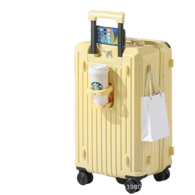 Large Capacity Durable Suitcase with Universal Wheels & High-End Combo Lock 20-inch Four Wheels, Most Airlines Carry-On