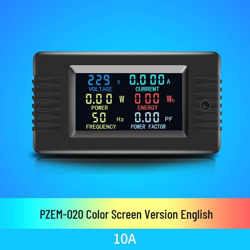 Peacefair AC Digital Power Tester: Multifunction Voltage, Current, Power, Frequency, and Energy Meter.