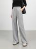 Cloud-Feel Velvet Elastic Waist Drawstring High-Waisted Wide-Leg Summer Pants