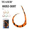 5pcs Thread Ribbon Design Fishing Lure Skirt Silicone Material Handmade Lure Skirt  Lure Assembly