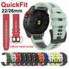 22mm 26mm QuickFit Silikonarmband Für Garmin Fenix 7 Pro/7X/6/6X Pro/5/5X Plus Uhrenarmband Für Garmin Fenix 8/EPIX Pro/Enduro 3 2