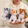 Cute Simulation Kitten Doll Plush Toy Cat Doll Children Sleeping Company Soothing Doll