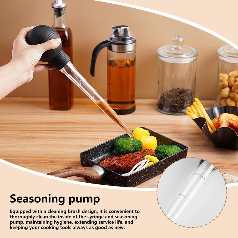 Turkey Baster Turkey Injector Kitchen Cooking Baster Syringe With Cleaning Brush For Basting Meat Hot Liquids Accessories China Mainland