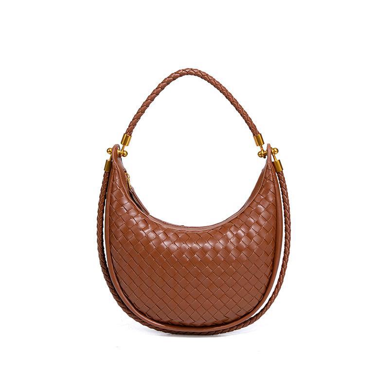 Personalisierte und vielseitige Damentaschen, Halbmondförmige Taschen, Hochwertige Handtaschen, Halbmond-Knödeltaschen, Einzelne Schulter-Achseltaschen