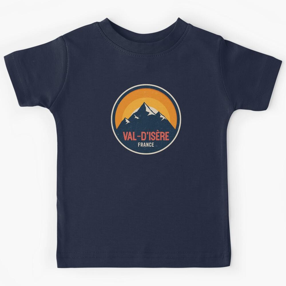 Val-d Isere France Mountain Design Kids T-Shirt 100