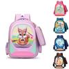 Adorable Hard Shell Cartoon Backpack For Kids Oxford Fabric Lightweight Cute Design For School