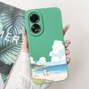 For Oppo A78 4G Case CPH2565 New Fashion Candy Painted Back Cover Shockproof Phone Case For Oppo A78 A 78 OppoA78 4G Soft Fundas