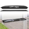 Flood Barrier, 6 Pack, 830 X 430 Mm Flood Bags Activated by Water, Water Absorbent Barrier, Sandless Sandbags Blockage