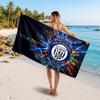 West Bromwich Albion Custom Beach Towel, Personalized Name Text Print, Football Logo Soft Quick‑Dry Towel Holiday Gift