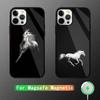 Domineering Cool Horse Phone Case For iPhone 16,15,14,13,12,11,Plus,Pro,Max Mini Magsafe Magnetic Wireless Charging