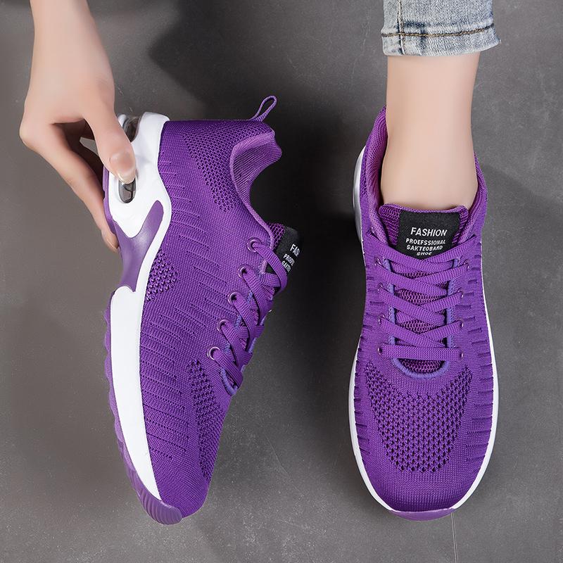 New Fashion Ladies Casual Shoes Summer Light Mesh Breathable Shoes Women's Sports Shoes Outdoor Anti-slip Training Shoes Size 44