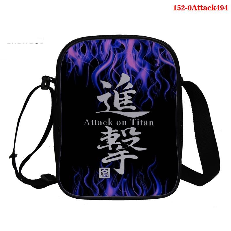 Attack On Giant Peripheral Digital 3D Printed Backpack Student School Bag Full Color Bag Double Shoulder Bag