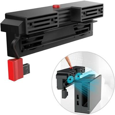 PG-9155 Cooling Fan for NINTENDO SWITCH Console Dual-Fan Dual-Mode Radiator with Dust-Proof Back Cover
