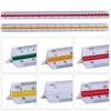 Plastic Scale Ruler, Triangular Ruler, 30cm, Triangular Ruler, Metric Scale 1:20, 1:25, 1:50, 1:75, 1:100, 1:125