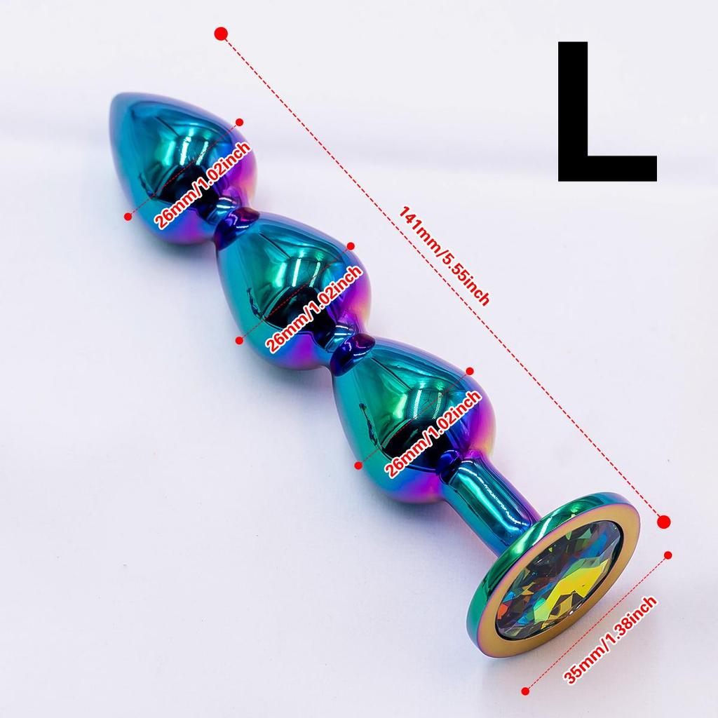 Dop anal cu bază de bijuterie Jucărie pentru dilatare și masaj anal Masturbare adultă Wellness sexual Masaj punct G