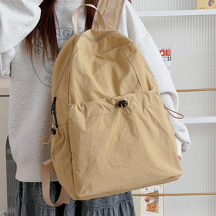 Schoolbag Wholesale Backpack Women's New Fashion Lightweight Storage Travel Bag Large Capacity Versatile Nylon Cloth Anti-splashing Backpack