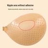 Mangoförmige selbstklebende Push-Up-BH-Einlagen: Atmungsaktive, unsichtbare Nippelabdeckungen für große Brüste - Anti-Hänge-Unterstützung für Hochzeitskleider