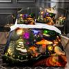 Top Mushroom Fairy Forest Magic Lilliputian Fungus Plant Bedding Set For Twin Queen Size Duvet Cover Pillowcase Bed Kid Adult