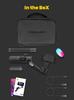 AOCHUAN Smartphone Gimbal Stabilizer Kit with OLED Focus and RGB Light for Video Professional Gimbal for iPhone 15 and Android X Pro Combo 3-Axis