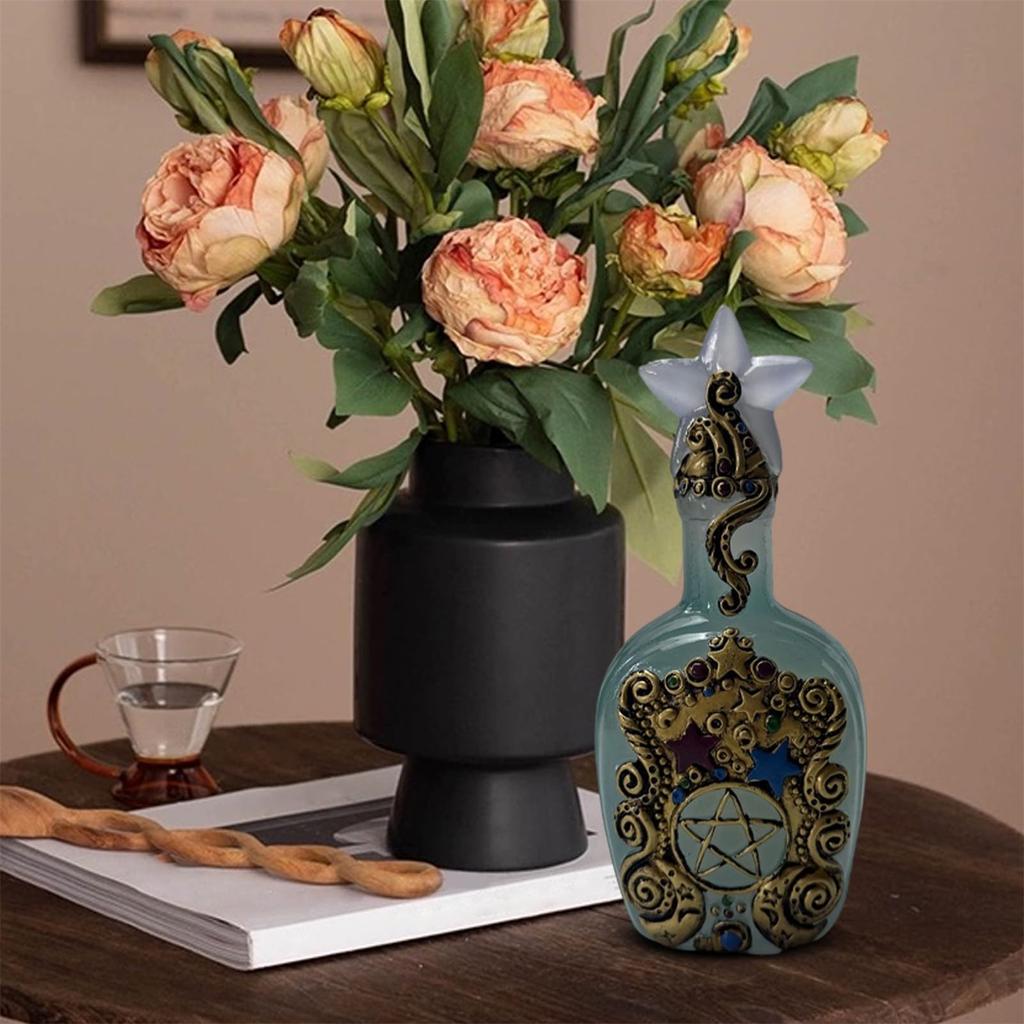 Decorative Bottles For Home Decor - Retro Decorative Bottle - Resin Vase Centerpieces For Bedroom Living Room Dining Table Bookshelf Birthday Holiday