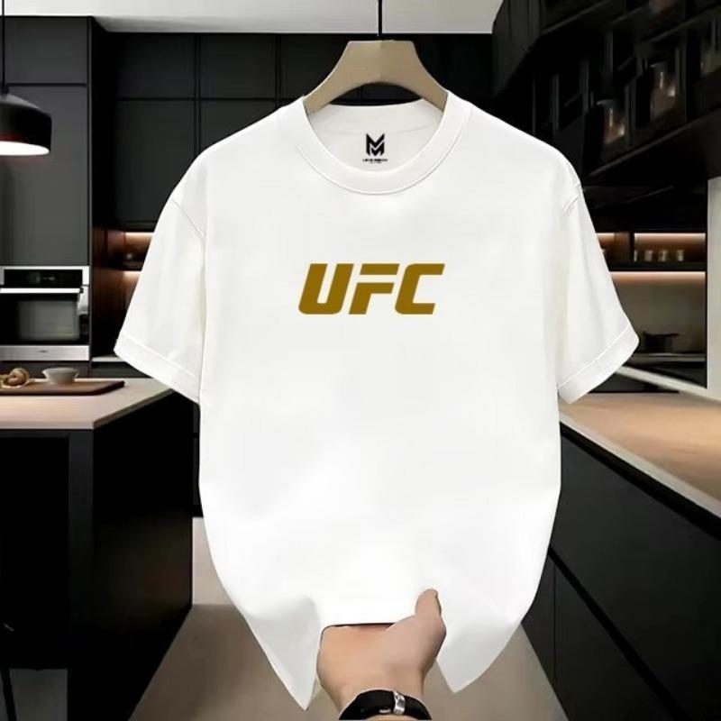 UFC Gold Distro Men's Short Sleeve T shirt Premium Combed Cotton Unisex