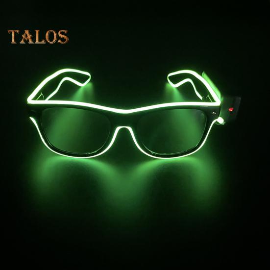 Trådlösa LED-glasögon som lyser i mörkret Neon Rave-glasögon för bar födelsedagsfest DJ scenframträdande cosplay