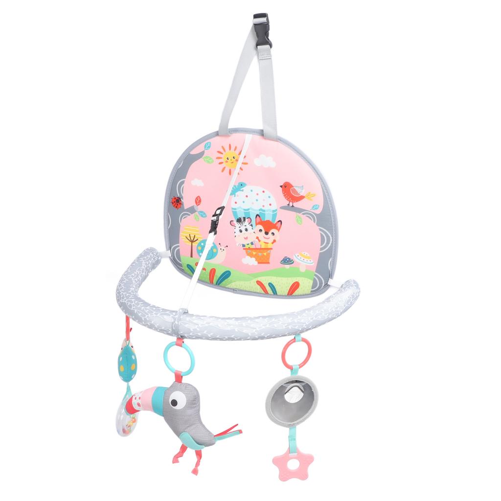 Baby Auto Rücksitz Spielzeug Verstellbar Pädagogisch Reise Säugling Aktivitätsbogen Spielzeug für 0 bis 1 Jahre