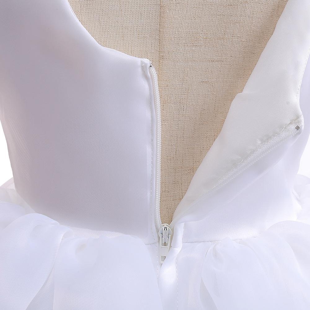 Pageant Newborn Baby Dress Birthday Dress Newborn Christening Gown Infant Girls Dress Toddler Baptism Dresses Little Baby Wedding Flower Dress