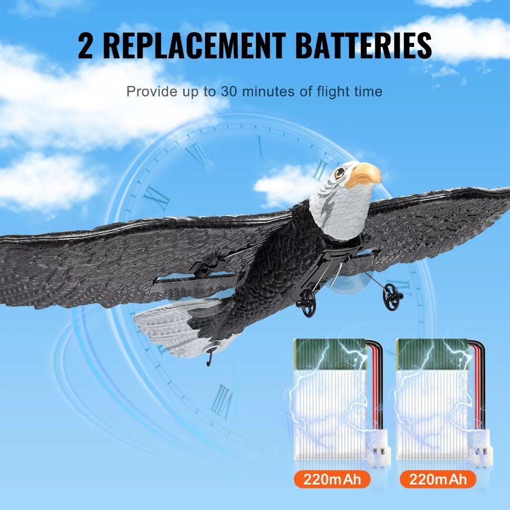 Gravity Sensing Eagle RC Flying Toys EPP Foam Remote Control Foam Fighter  Kids Toddlers Children