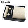 Paisley Men'S Tie Square Cuff Tie Clip Gift Box Set Business Casual Tie Black Gift Box