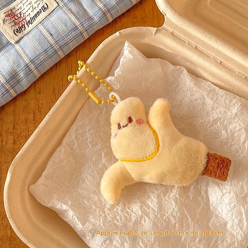 Cute Cartoon Kanto Cooking Doll Pendant Keychain Kawaii Simulation Food Filled Doll Backpack Decoration Pendant Accessories Gift