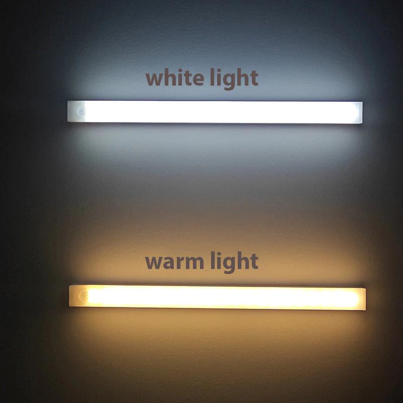 4 Pack Wireless Rechargeable LED Cabinet Lights With Motion Sensor For Closet Kitchen Wardrobe Stairs Corridor Night Light