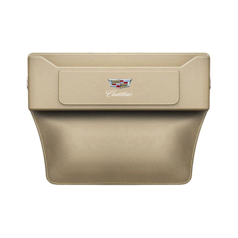 

Car Seat Gap Multifunction Leather Organizer Storage for Cadillac ATS CTS DTS STS SLS SLR XLR BLS Seville Escalade Tiburon CT6 бежевий