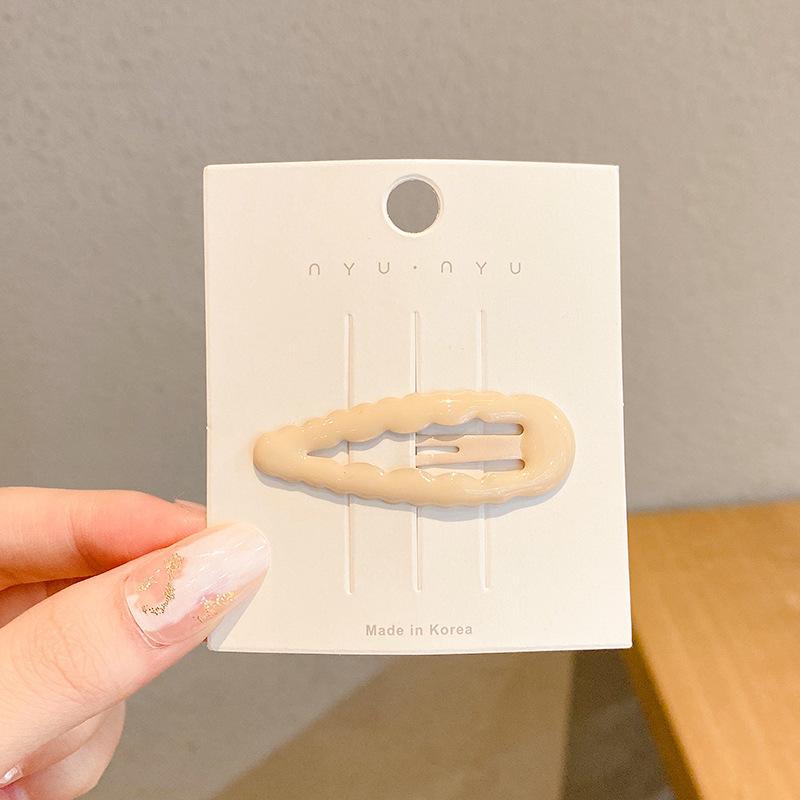 Korean Wave Candy Color Hair Pin Kawaii Simple Basic Hair Clips for Children Headwear Headdress Girls Kids Hair Accessories